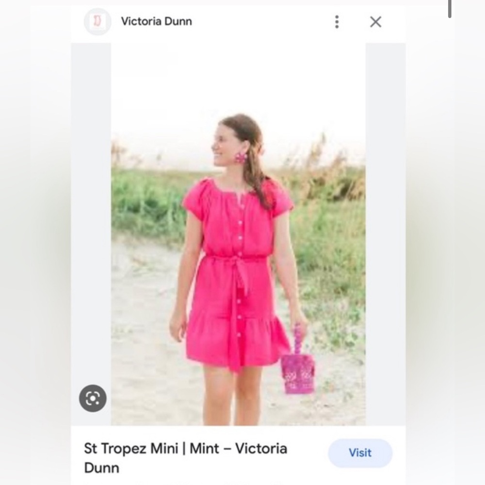 Victoria Dunn St Tropez Dress in Fuchsia